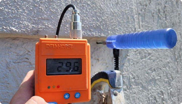Stucco Moisture Probe Inspection