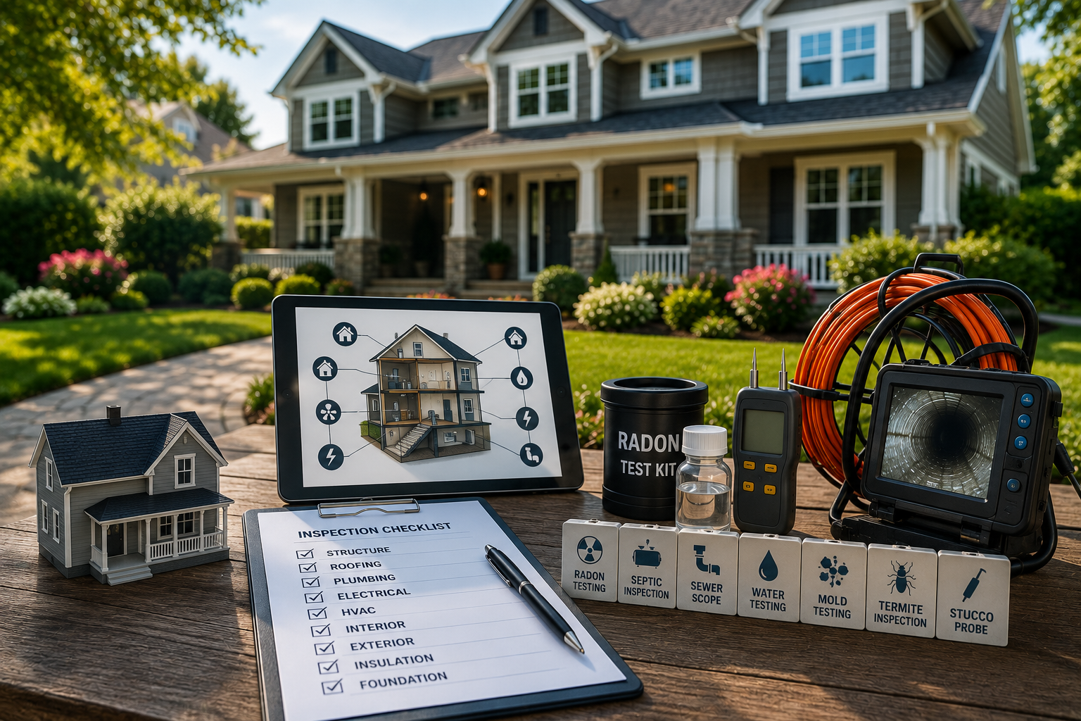 home inspector, home inspection, radon testing, termite inspection